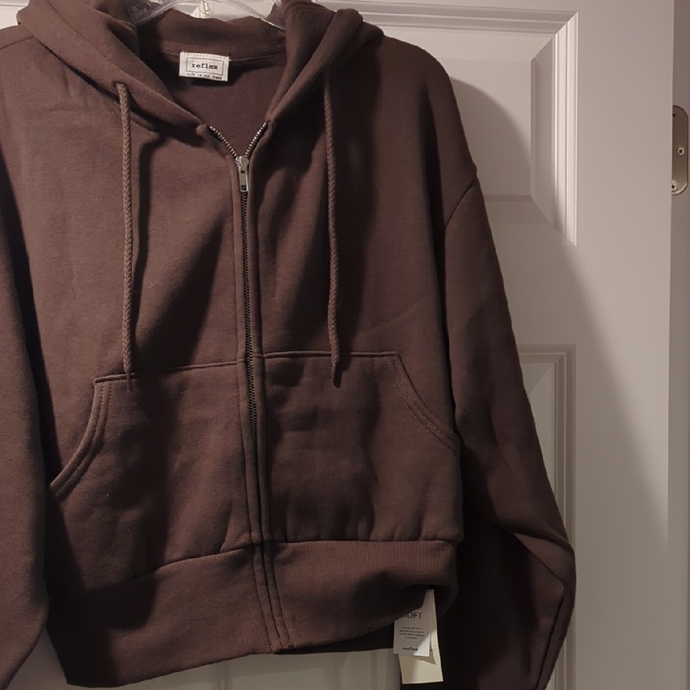 Reflex Ultra Soft Hoodie in Dark Brown - Picture 2 of 3